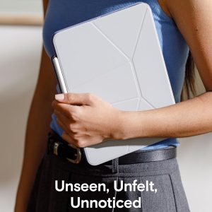 MOFT Dynamic Folio Case for iPad Pro 11- inch (M5 2025 / M4 2024), Silm Magnetic Stand Case with 20+ Viewing Angles, Auto Wake/Sleep, Ultra Thin, Panna Cotta x Faded Jeans