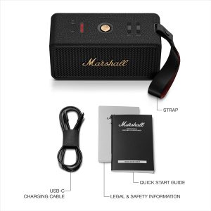 Marshall Altavoz Bluetooth Middleton II - Negro y Latón