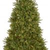 National Tree Company 7 ft Pre-Lit Dunhill Fir Full Artificial Christmas Tree, 700 Clear Lights, 2,144 Tips, Includes Stand, Green