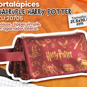 Portalápices cuádruple Harry Potter