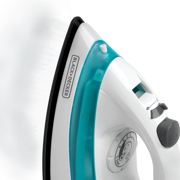 Plancha de vapor BLACK+DECKER Suela Antiadherente potente vapor Azul