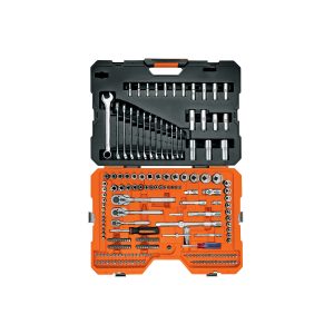 Juego de Herramientas Mecánicas 210 Piezas (1/4", 3/8", 1/2") Estándar y Milimétrico - Truper Profesional (JD-210MP)