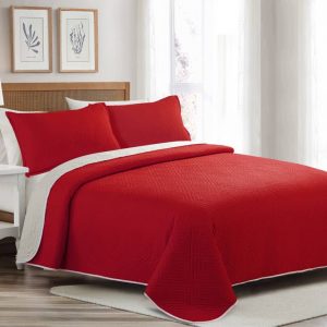 CUBRECAMA REVERSIBLE LISO - MATRIMONIAL 230*235cm