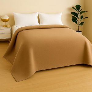 FRAZADA PERSONAL BEIGE