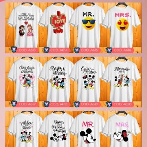 Playera personalizada para pareja