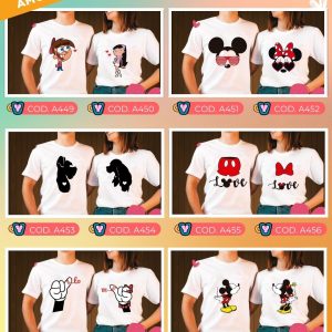 Playeras de amor y amistad