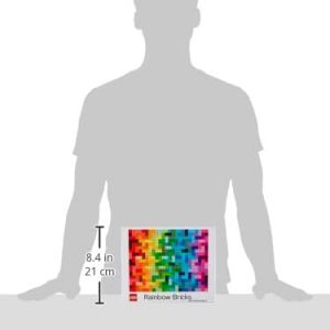 LEGO Rainbow Bricks 1000 Piece Jigsaw Puzzle