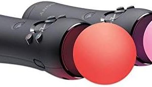 Sony PlayStation VR PSVR Camera and 2 Pack Move Motion Controllers PS4 (Renewed)