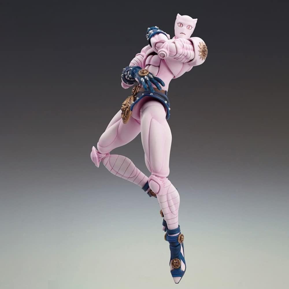 Killer Queen Figures Kira Yoshikage Anime Figure Statues Ultra Movable Action Figurine for Birthday