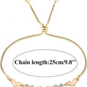 925 Sterling Silver Gold for Bracelets for Women Jewelry Birthday Wedding Gifts for Her Mom