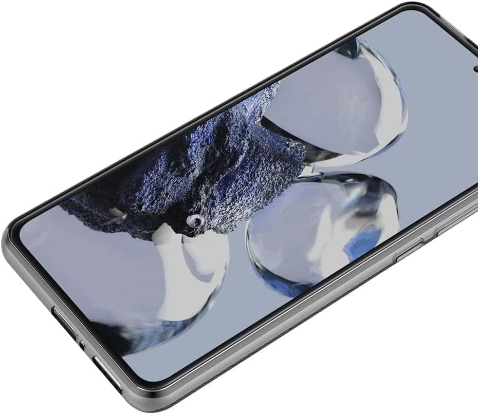 Funda para Xiaomi Mi 12T/Mi 12T Pro/Redmi K50 Ultra (6.67 pulgadas) Suave TPU Goma Gel Parachoques Transparente Cubierta Trasera