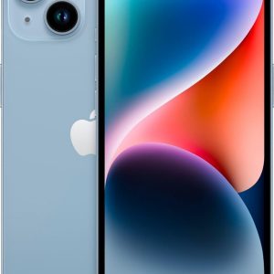 Apple iPhone 14 Plus, 256GB, Blue - Unlocked (Renewed)