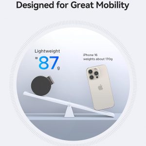 ORICO MiniSnap 2 TB External SSD, Magnetic & Scution Cup Design, Foldable Stand for Phone, Support USB 3.2 Gen2*2(2000MB/s), USB 3.2 Gen2(1000MB/s), ProRes 4K120fps, SC20Pro