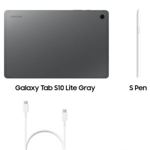Samsung Galaxy Tab S10 Lite, 6 GB de RAM, 128 GB, expansión de 2 TB, batería de larga duración, pantalla LCD de 10.9 pulgadas, S Pen para tomar notas, Exynos 1380, círculo para buscar, herramientas AI