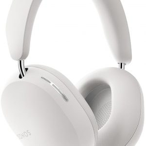 Sonos Ace | Noise Cancelling Wireless Over-Ear Headphones with Bluetooth, 30-Hour Battery Life, Spatial Audio, Dolby Atmos, Dynamic Head Tracking - White