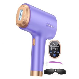 Ubroo Laser Hair Removal for Women & Men, 45°F Ice-Cooling Contact, Safe & Virtually Painless Alternative to Salon IPL Hair Removal Device, Long-Lasting Hair Removal from Home