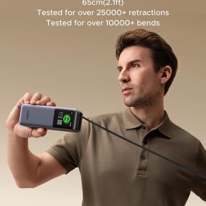 UGREEN Nexode Power Bank 20000mAh 165W with Built-in USB C Cable Laptop Travel Portable Charger, 100W Input, Fast Charging for MacBook Pro/Air/iPhone 17/16/iPad Pro/Galaxy S25 Ultra/Dell/HP and More