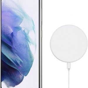 SAMSUNG Galaxy S21+ Plus 5G (128GB, 8GB) 6.7" AMOLED 2X, Snapdragon 888, Global 5G Volte (GSM + CDMA) Factory Unlocked (AT&T, Verizon, T-Mobile, Metro) G996U (Wireless Charger Bundle, Phantom Violet)