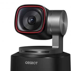 OBSBOT Tiny 2 - Cámara web 4K con control de voz PTZ, seguimiento por IA en modos múltiples y enfoque automático, cámara web con sensor de 1/1.5", control por gestos, 60 FPS, corrección de luz HDR