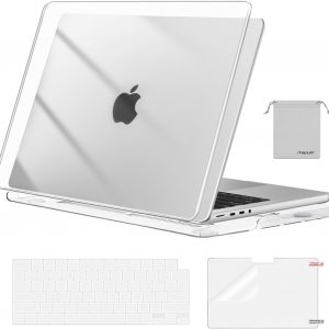 MOSISO Compatible con MacBook Pro de 14 pulgadas 2025 2024 2023 2022 2021 M5 M4 M3 M2 M1 A3434 A3112 A3185 A3401 A2918 A2992 A2779 A24444 2, cáscara dura y Cubierta de teclado y película de pantalla y