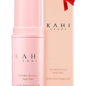 KAHI Wrinkle Bounce Multi Balm Stick | PDRN Collagen Wrinkle Stick | Korean Skin Care |All-in-One Hydrating Lip Balm Eye Cream Neck Cream Make Up Base & Face Mist Moisture Balm