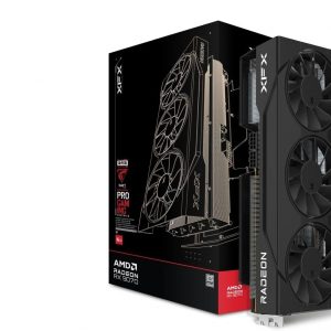 XFX Swift AMD Radeon RX 9070 OC Triple 90mm Fan Gaming Edition with 16GB GDDR6 HDMI 3xDP, AMD RDNA 4 RX-97SWFT3BA