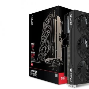 XFX Swift AMD Radeon RX 9070 OC Triple 90mm Fan Gaming Edition with 16GB GDDR6 HDMI 3xDP, AMD RDNA 4 RX-97SWFT3BA
