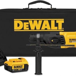 DEWALT DCH133M2 20V Max XR Kit de martillo rotativo con mango en D sin escobillas de 1 pulgada