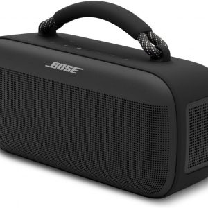 Bose SoundLink Max Bluetooth Speaker - Portable Wireless Party Speaker, IP67 Waterproof, Rope Handle, Up to 20 Hours of Playtime, USB-C, Built-in 3.5mm AUX Input, Black