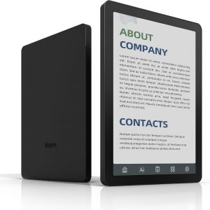 Bigme B6 Color Ebook Reader, 6 Inch E-Paper Tablet, 4GB+64GB Storage, Android 14, Black