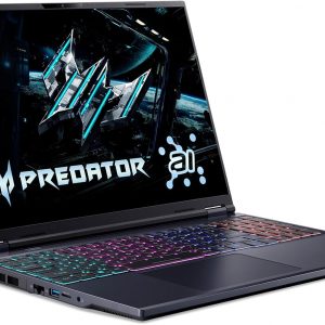 acer Predator Helios Neo 16 AI Gaming Laptop | Intel Core Ultra 9 Processor 275HX | NVIDIA GeForce RTX 5070 Ti | 16" WQXGA 240Hz G-SYNC | 16GB DDR5 | 1TB Gen 4 SSD | Killer Wi-Fi 6E | PHN16-73-92B8