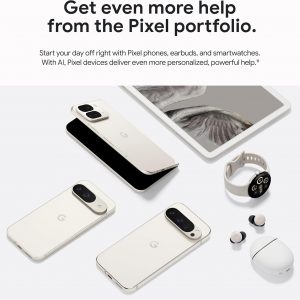 Google Pixel 9 - Unlocked Android Smartphone with Gemini, 24-Hour Battery, Advanced Camera, and 6.3" Actua Display - Porcelain - 128 GB