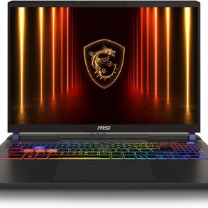 msi Vector 16 HX AI 16” 240Hz QHD+ Gaming Laptop: Intel Core Ultra 9-275HX, NVIDIA Geforce RTX 5080, 32GB DDR5, 2TB NVMe SSD, Thunderbolt 5, Wi-Fi 7, Win 11 Pro: Cosmo Gray A2XWIG-058US