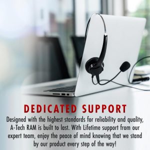 A-Tech 8GB DDR4 3200MHz PC4-25600 ECC RDIMM 1Rx8 Single Rank 1.2V ECC Registered DIMM 288-Pin Server & Workstation RAM Memory Upgrade Module (A-Tech Enterprise Series)