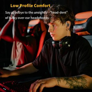 KZ ZS10 Pro 2 USB C Headphones with Mic lEM for Gaming in Ear Monitors Hybrid 4BA+1DD, Deep Bass Comfort-Fit Wired Earbuds High-Definition Decoding Cable Built-in DSP with 4 EQ Modes