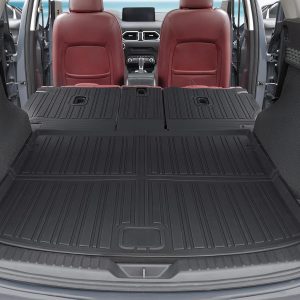 GALVAGNITE Floor Mats for Mazda CX-5 2017-2025, All Weather Floor Mats Trunk Cargo Liner with Backrest Protectors and Door Sill Guards Accessories, Full Coverage Set