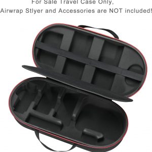 RLSOCO Hard Case for Dyson Airwrap Complete Long/Complete Styler HS08 HS05 HS01,NOT for Dyson Airwrap i.d. - Fits 4pcs Long Barrels or Short Barrels - Black (Case Only,Hair Styler is not Included)