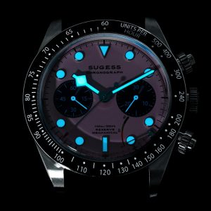 Sugess BB Chrono S457.P Reloj de movimiento mecánico ST1907 con cristal de zafiro abovedado de 328.1 ft para hombre, plateado, Reloj deportivo