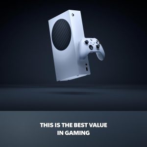 Xbox Series S - All Digital Gaming Console - 512GB SSD - Includes Wireless Controller - 120FPS - Robot White