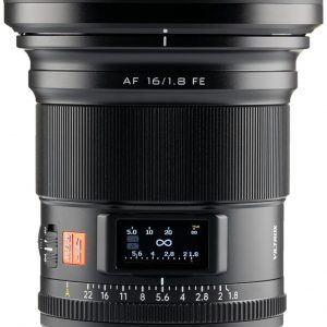 VILTROX AF 0.630 in f/1.8 FE lente de marco completo para Sony E, lente de enfoque automático con pantalla LCD incorporada, gran apertura para Sony E-Mount a7
