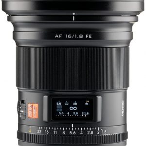 VILTROX AF 0.630 in f/1.8 FE lente de marco completo para Sony E, lente de enfoque automático con pantalla LCD incorporada, gran apertura para Sony E-Mount a7