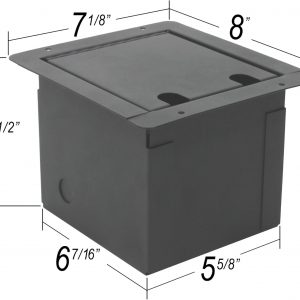 Elite Core | Recessed Floor Box | Customizable Plate