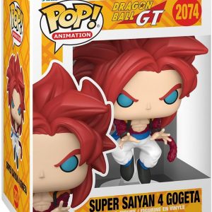 Funko Pop! Animation: Dragon Ball GT - Super Saiyan 4 Gogeta - 1/6 Odds for Rare Chase Variant - (Glow in The Dark) - Collectable Vinyl Figure - Gift Idea - Official Merchandise - Anime Fans