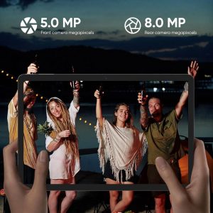 WXUNJA Tablet Android 15, tabletas de 11 pulgadas con procesador Octa Core, 12 GB de RAM 128 GB de ROM 1 TB de expansión, Widevine L1, batería de 8000 mAh, WiFi dual 2.4/5 Ghz/GPS/FM, cámaras de 5/8