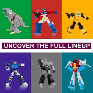 YOLOPARK Transformers Toys 6-Pack G1 Action Figures,Highly Articulated Optimus Prime,Bumblebee,Megatron,Soundwave,Grimlock,Starscream Transformer Toys for Kids Age 8 and Up,No Converting