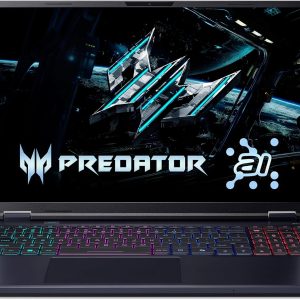 acer Predator Helios Neo 16 AI Gaming Laptop | Intel Core Ultra 9 Processor 275HX | NVIDIA GeForce RTX 5070 Ti | 16" WQXGA 240Hz G-SYNC | 16GB DDR5 | 1TB Gen 4 SSD | Killer Wi-Fi 6E | PHN16-73-92B8