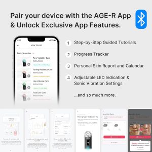 medicube Age-R Booster Pro Pink | 6-in-1 Real Glass Glow Beauty Massager | Looking Glass Skin | Korean Skin Care