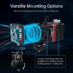 BIQU H2 V2S Dual Gear Extruder Upgrade H2 Extruder 3D Printer Direct Extruder 1.75mm Filament BIQU BX Creality Ender & CR Series Printers, Anycubic Mega S, Geeetech Printers and Prusa I3 DIY Kits