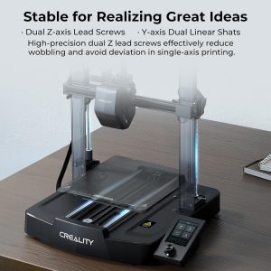 Creality Ender 3 V3 SE 3D Printer, 250mm/s Faster FDM 3D Printers with CR Touch Auto Leveling, Sprite Direct Extruder Auto-Load Filament Dual Z-axis & Y-axis, Printing Size 8.66 * 8.66 * 9.84 inch