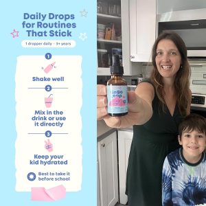 JoySpring LingoLeap - Fórmula líquida para niños con zeolita clinoptilolita, B12 metilada y vitamina D3 | Apoyo diario suave para el bienestar de los niños | A partir de 3 años | (1 onza líquida) 30